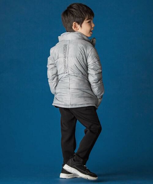 WASK / ワスク ノーカラージャケット | リップストップ&タイダイリバーシブルジャケット(110~160cm) | 詳細4