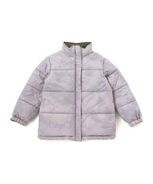 WASK / ワスク ノーカラージャケット | リップストップ&タイダイリバーシブルジャケット(110~160cm) | 詳細7