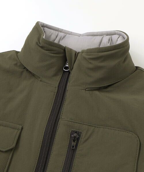 WASK / ワスク ノーカラージャケット | リップストップ&タイダイリバーシブルジャケット(110~160cm) | 詳細9