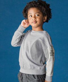 WASK / ワスク スウェット | 円形切り替えBIG裏毛トレーナー(100~160cm)