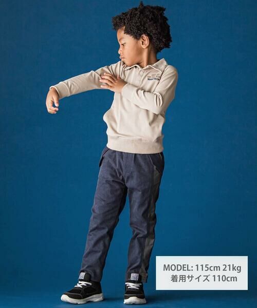 WASK / ワスク スウェット | 襟付き裏チェックトレーナー(110~160cm) | 詳細6