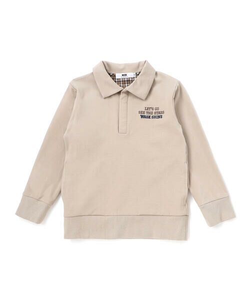 WASK / ワスク スウェット | 襟付き裏チェックトレーナー(110~160cm) | 詳細8