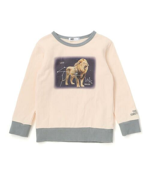 WASK / ワスク スウェット | 星座アニマルプリントトレーナー(100~140cm)(オフホワイト)