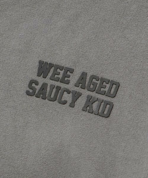 WASK / ワスク スウェット | ロゴプリント配色ステッチBIGトレーナー(110~160cm) | 詳細10