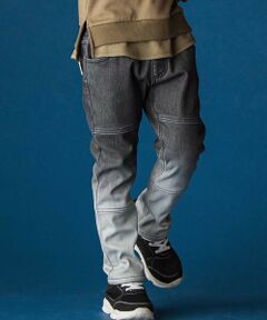 WASK / ワスク チノ・ワークパンツ | グラデーションボンディングデニムパンツ(110~160cm)