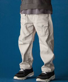 WASK / ワスク チノ・ワークパンツ | バレルレッグパンツ(100~160cm)