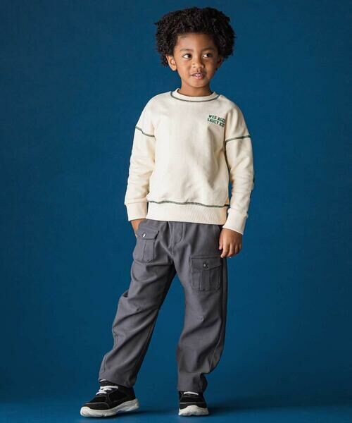 WASK / ワスク チノ・ワークパンツ | バレルレッグパンツ(100~160cm) | 詳細3