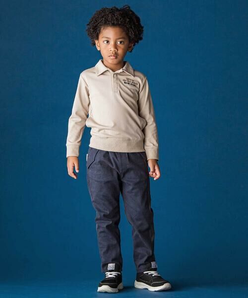 WASK / ワスク チノ・ワークパンツ | サイド切り替えストレッチトレートパンツ(110~160cm) | 詳細4