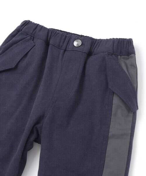 WASK / ワスク チノ・ワークパンツ | サイド切り替えストレッチトレートパンツ(110~160cm) | 詳細7