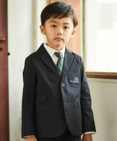 WASK / ワスク テーラードジャケット | ファスナーポケットハイストレッチアシンメトリージャケット(110~160cm)