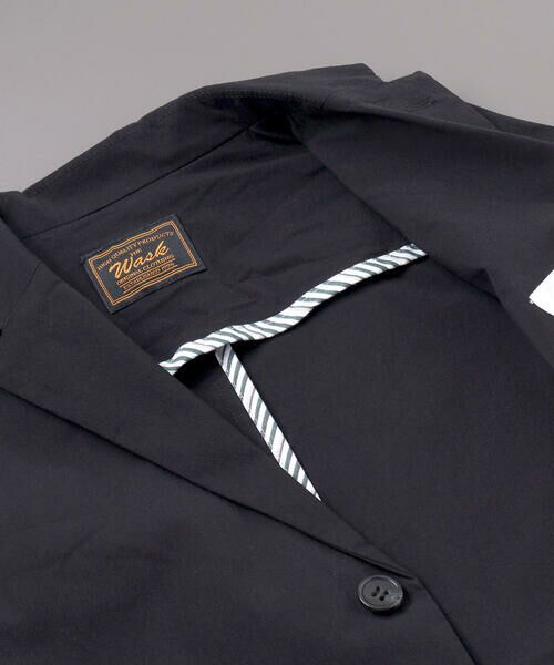 WASK / ワスク テーラードジャケット | ファスナーポケットハイストレッチアシンメトリージャケット(110~160cm) | 詳細13