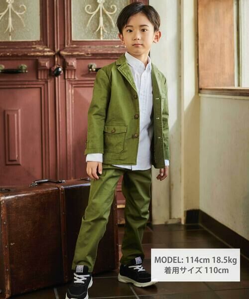 WASK / ワスク シャツ・ブラウス | ストレッチナイロンシャツ(110~160cm) | 詳細1