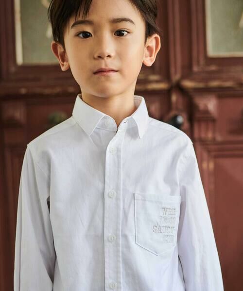 WASK / ワスク シャツ・ブラウス | ストレッチナイロンシャツ(110~160cm) | 詳細4