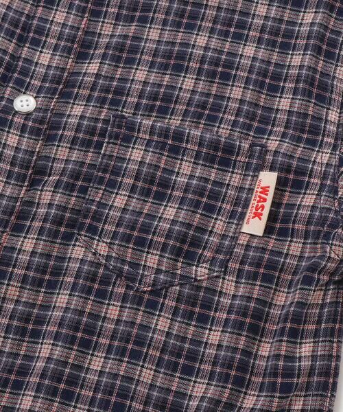 WASK / ワスク シャツ・ブラウス | リバーシブルガーゼチェックシャツ(110~160cm) | 詳細10