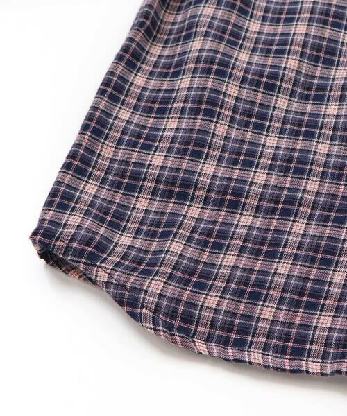 WASK / ワスク シャツ・ブラウス | リバーシブルガーゼチェックシャツ(110~160cm) | 詳細12