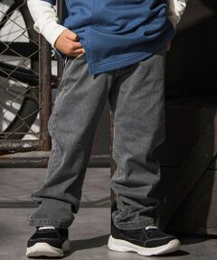 WASK / ワスク チノ・ワークパンツ | ロゴ刺しゅうストレッチツイルパンツ(110~160cm)