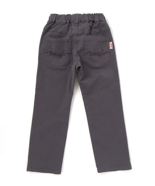 WASK / ワスク チノ・ワークパンツ | ロゴ刺しゅうストレッチツイルパンツ(110~160cm) | 詳細4