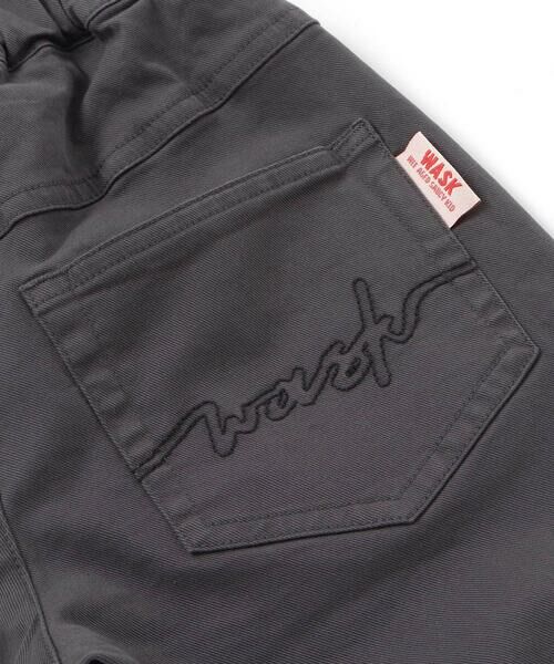 WASK / ワスク チノ・ワークパンツ | ロゴ刺しゅうストレッチツイルパンツ(110~160cm) | 詳細5