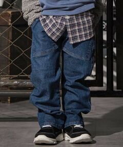 WASK / ワスク デニムパンツ | アウトポケットストレッチデニムパンツ(110~160cm)