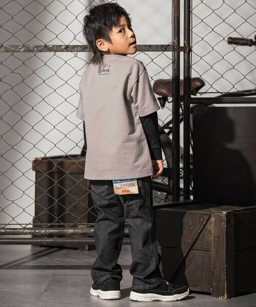 WASK / ワスク デニムパンツ | アウトポケットストレッチデニムパンツ(110~160cm) | 詳細2