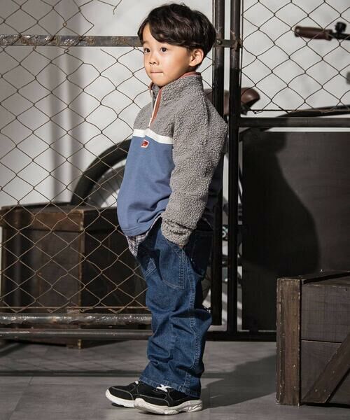 WASK / ワスク デニムパンツ | アウトポケットストレッチデニムパンツ(110~160cm) | 詳細17