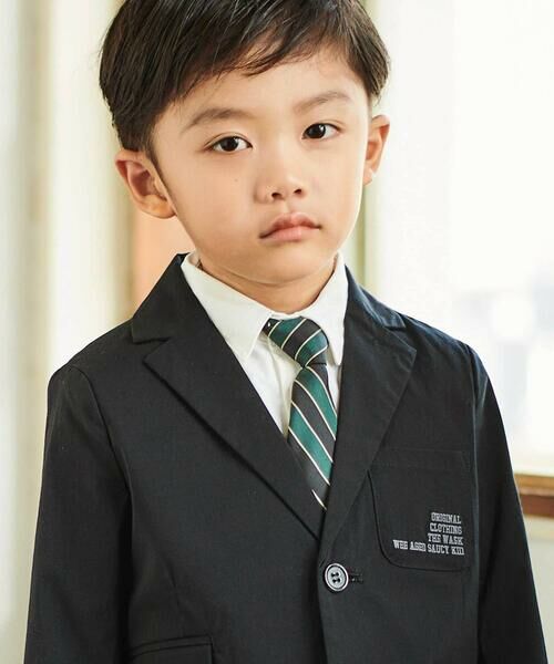 WASK / ワスク ネクタイ | ストライプネクタイ（グリーン系） | 詳細1