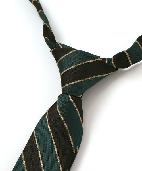 WASK / ワスク ネクタイ | ストライプネクタイ（グリーン系） | 詳細4