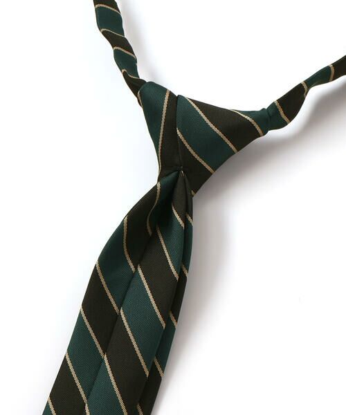 WASK / ワスク ネクタイ | ストライプネクタイ（グリーン系） | 詳細5
