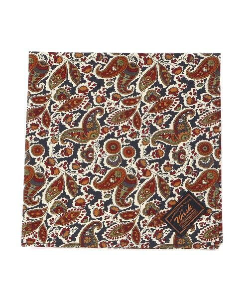 WASK / ワスク ハンカチ | 【日本製】ペイズリーバンダナリップストップハンカチ | 詳細2