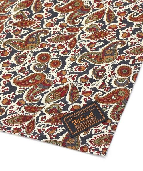 WASK / ワスク ハンカチ | 【日本製】ペイズリーバンダナリップストップハンカチ | 詳細5