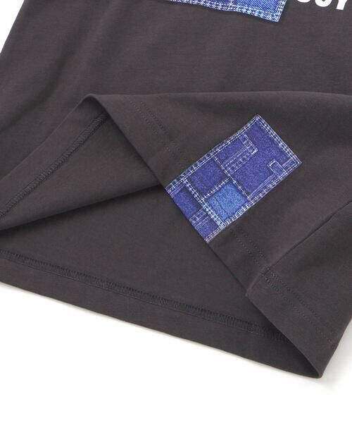 WASK / ワスク Tシャツ | デニム風プリントバスク天竺BIGTシャツ(110~160cm) | 詳細12