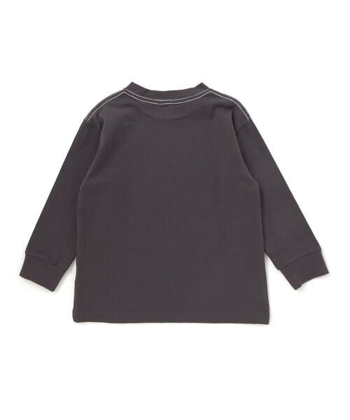 WASK / ワスク Tシャツ | デニム風プリントバスク天竺BIGTシャツ(110~160cm) | 詳細6