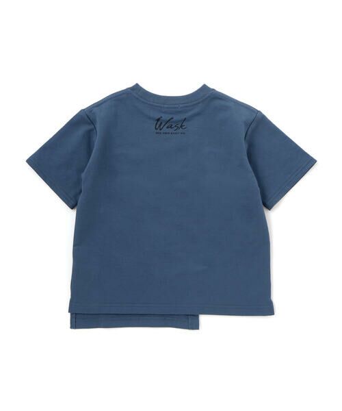 WASK / ワスク Tシャツ | アシンメトリー重ね着風BIGミニ裏毛＆ロングTシャツセット(110~160cm) | 詳細5