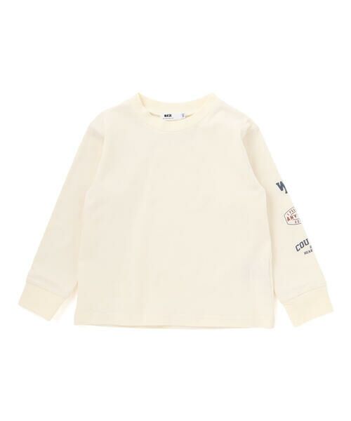 WASK / ワスク Tシャツ | アシンメトリー重ね着風BIGミニ裏毛＆ロングTシャツセット(110~160cm) | 詳細6