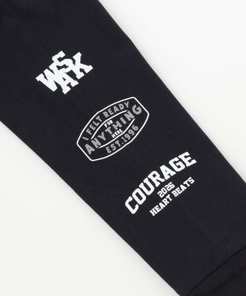 WASK / ワスク Tシャツ | アシンメトリー重ね着風BIGミニ裏毛＆ロングTシャツセット(110~160cm) | 詳細18