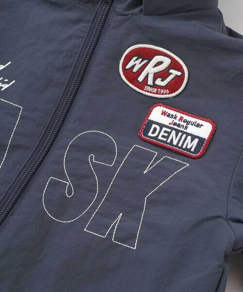 WASK / ワスク ナイロンジャケット | リバイバルWASKロゴナイロンジャケット(110~160cm) | 詳細13