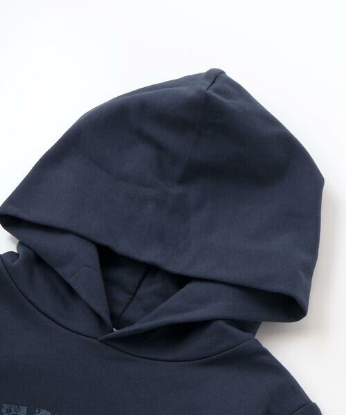 WASK / ワスク スウェット | シャツレイヤードカレッジロゴフーディ(110~160cm) | 詳細6