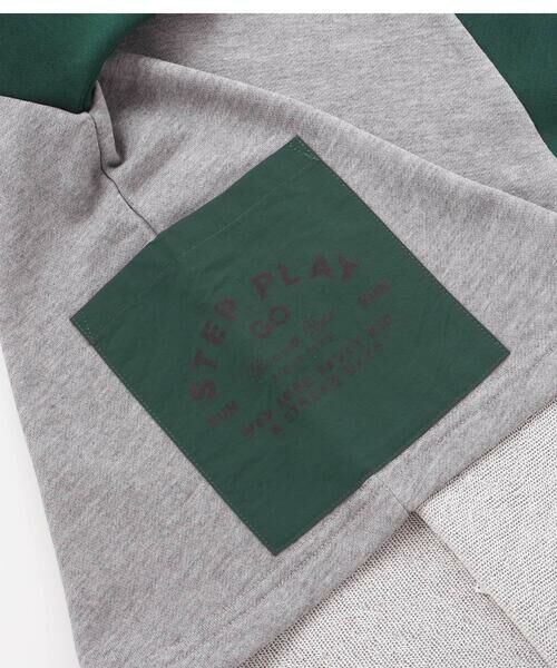 WASK / ワスク スウェット | バイカラーラグランロゴBIGトレーナー(110~160cm) | 詳細15