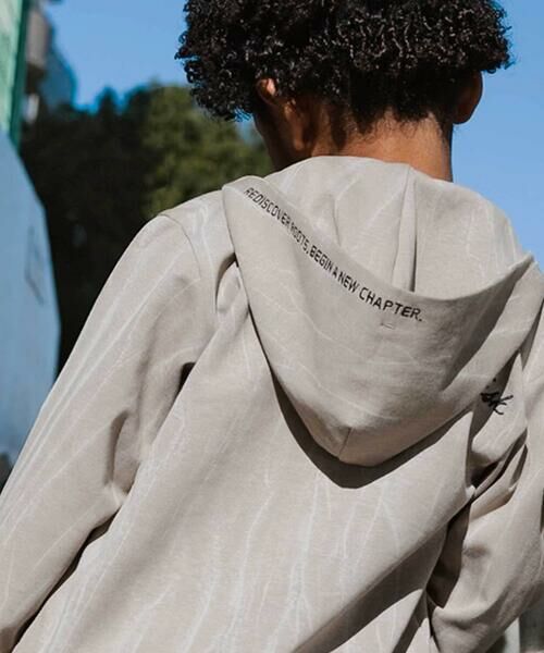 WASK / ワスク パーカー | ムラ柄ロゴ刺しゅう・ボンディングパーカー(110~160cm) | 詳細2