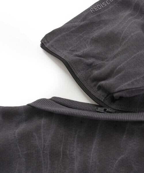 WASK / ワスク パーカー | ムラ柄ロゴ刺しゅう・ボンディングパーカー(110~160cm) | 詳細11