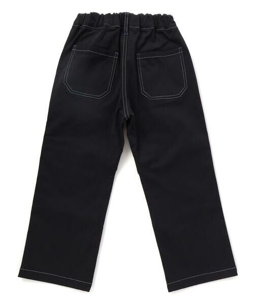 WASK / ワスク その他パンツ | アーカイブ配色ステッチ ワイドストレッチパンツ(110~160cm) | 詳細2