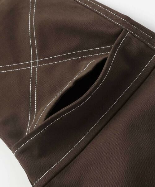 WASK / ワスク その他パンツ | アーカイブ配色ステッチ ワイドストレッチパンツ(110~160cm) | 詳細11