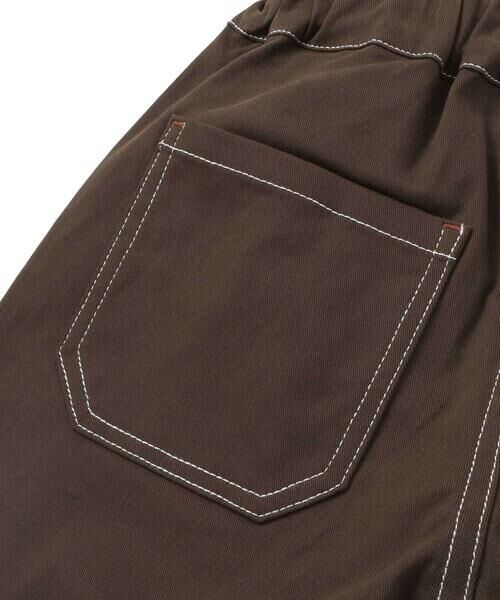 WASK / ワスク その他パンツ | アーカイブ配色ステッチ ワイドストレッチパンツ(110~160cm) | 詳細13