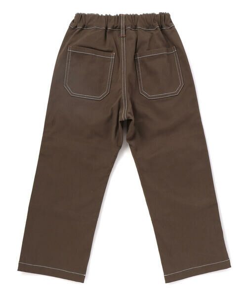 WASK / ワスク その他パンツ | アーカイブ配色ステッチ ワイドストレッチパンツ(110~160cm) | 詳細7