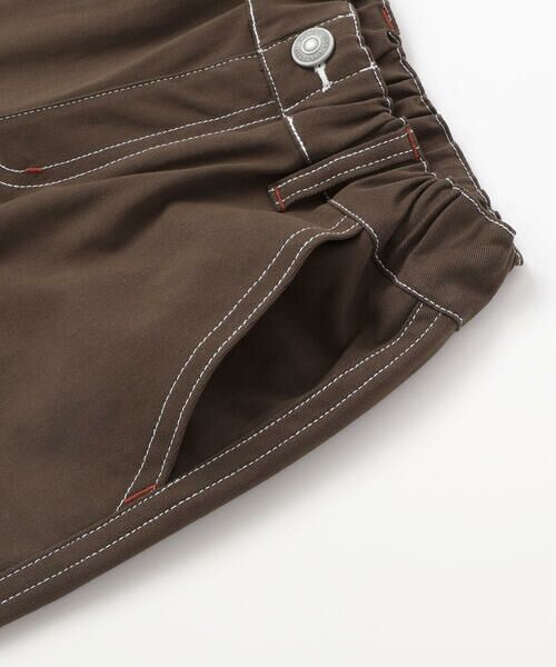 WASK / ワスク その他パンツ | アーカイブ配色ステッチ ワイドストレッチパンツ(110~160cm) | 詳細9