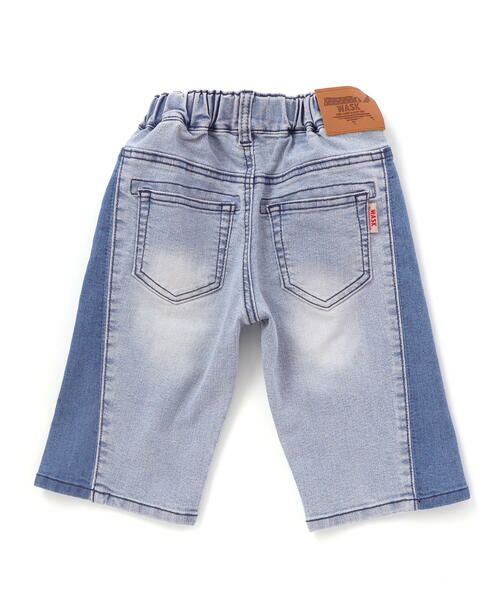 WASK / ワスク デニムパンツ | 6分丈バイカラー・ストレッチデニムパンツ(100~160cm) | 詳細5