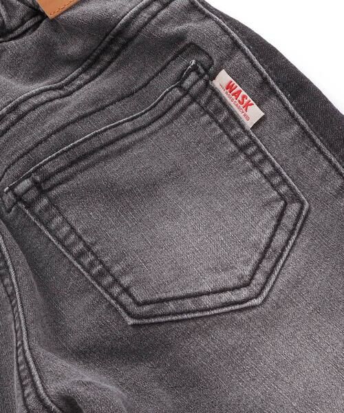 WASK / ワスク デニムパンツ | 6分丈バイカラー・ストレッチデニムパンツ(100~160cm) | 詳細13