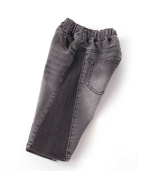 WASK / ワスク デニムパンツ | 6分丈バイカラー・ストレッチデニムパンツ(100~160cm) | 詳細14