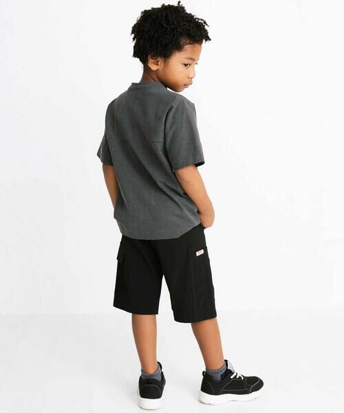 WASK / ワスク ショート・ハーフ・半端丈パンツ | 5.5丈 クライマー・メッシュポケット ナイロンパンツ(110~160cm) | 詳細2