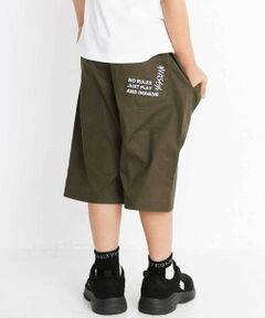 WASK / ワスク ショート・ハーフ・半端丈パンツ | 【日本製】6分丈 アウトポケット ストレッチコードレーンパンツ(90~160cm)